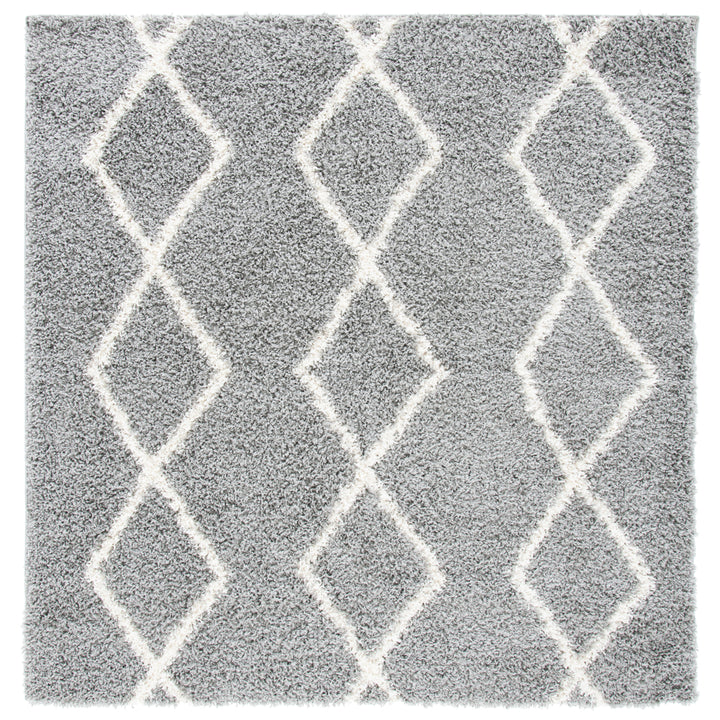 SAFAVIEH Venus Shag Collection VNS682J Grey/Ivory Rug Image 6