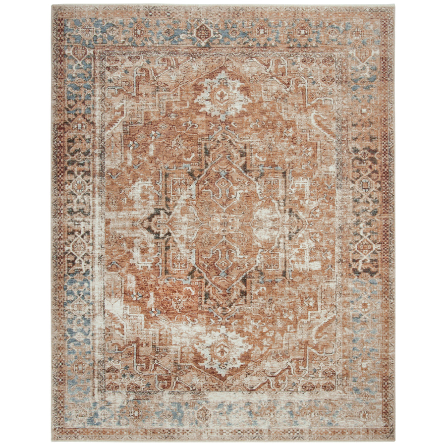 SAFAVIEH Vintage Oushak VOS228A Beige / Ivory Rug Image 1