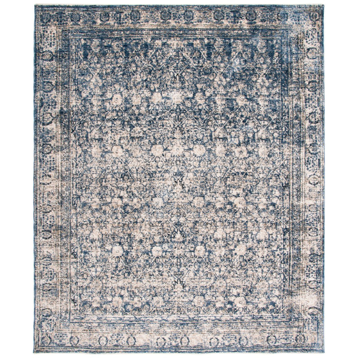 SAFAVIEH Vintage Oushak Collection VOS233M Navy/Ivory Rug Image 1