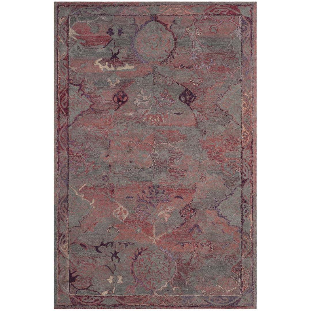 SAFAVIEH Vintage Oushak Collection VOS741C Red Rug Image 1