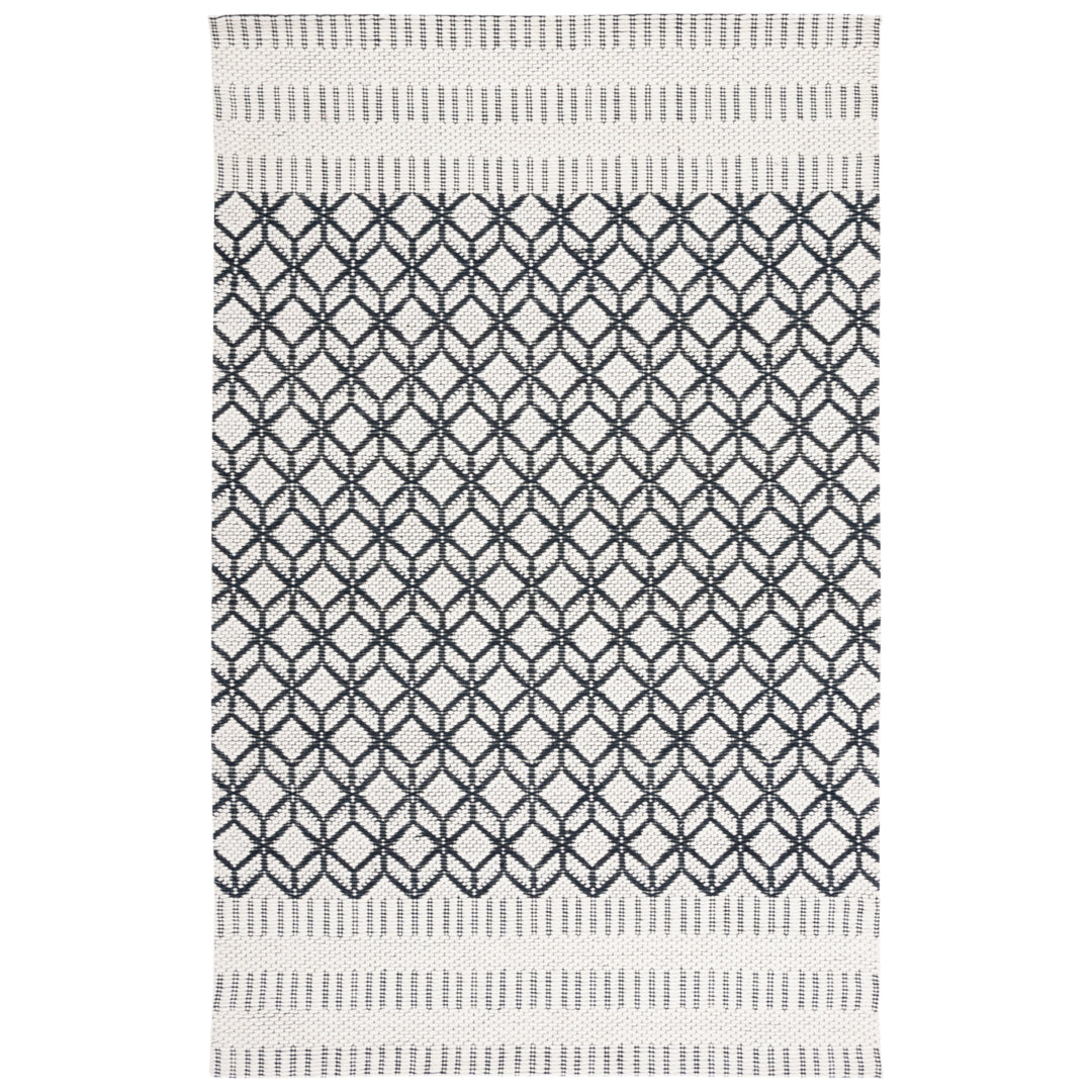 SAFAVIEH Vermont VRM150Z Handwoven Ivory / Black Rug Image 1