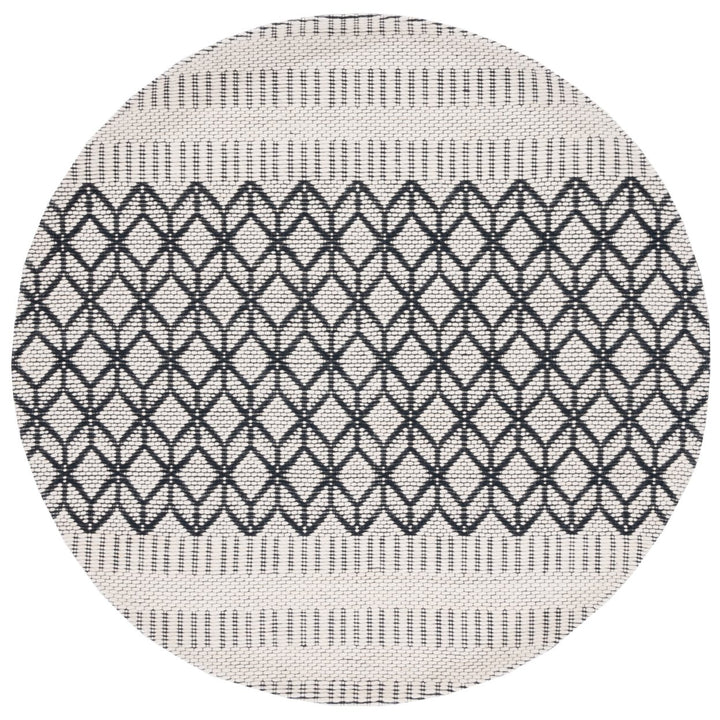 SAFAVIEH Vermont VRM150Z Handwoven Ivory / Black Rug Image 1