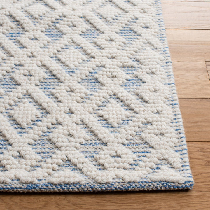 SAFAVIEH Vermont VRM102M Handwoven Ivory / Blue Rug Image 5