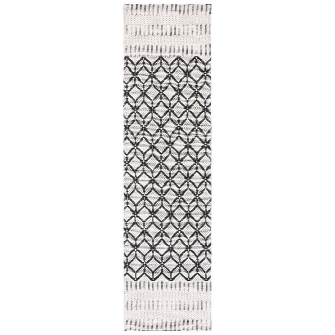 SAFAVIEH Vermont VRM150Z Handwoven Ivory / Black Rug Image 1