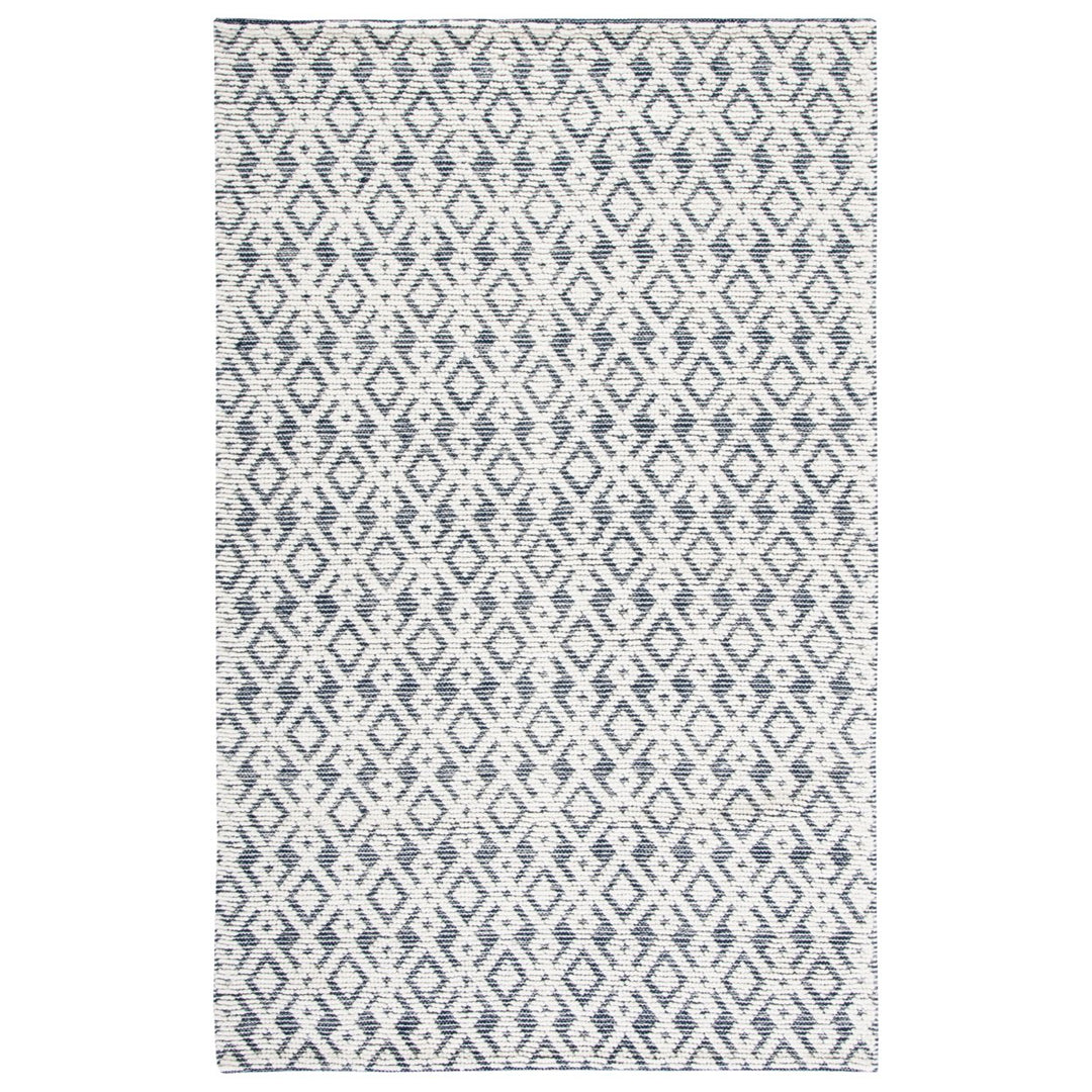 SAFAVIEH Vermont VRM102N Handwoven Ivory / Navy Rug Image 1