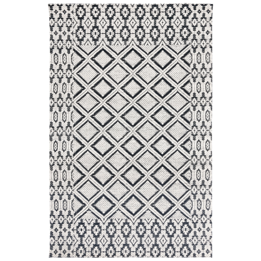 SAFAVIEH Vermont VRM151Z Handwoven Ivory / Black Rug Image 1