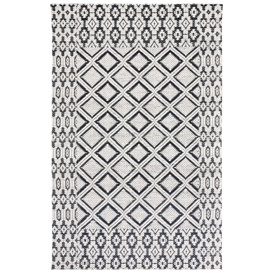 SAFAVIEH Vermont VRM151Z Handwoven Ivory / Black Rug Image 1