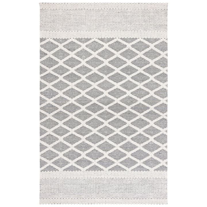 SAFAVIEH Vermont VRM154Z Handwoven Ivory / Black Rug Image 1