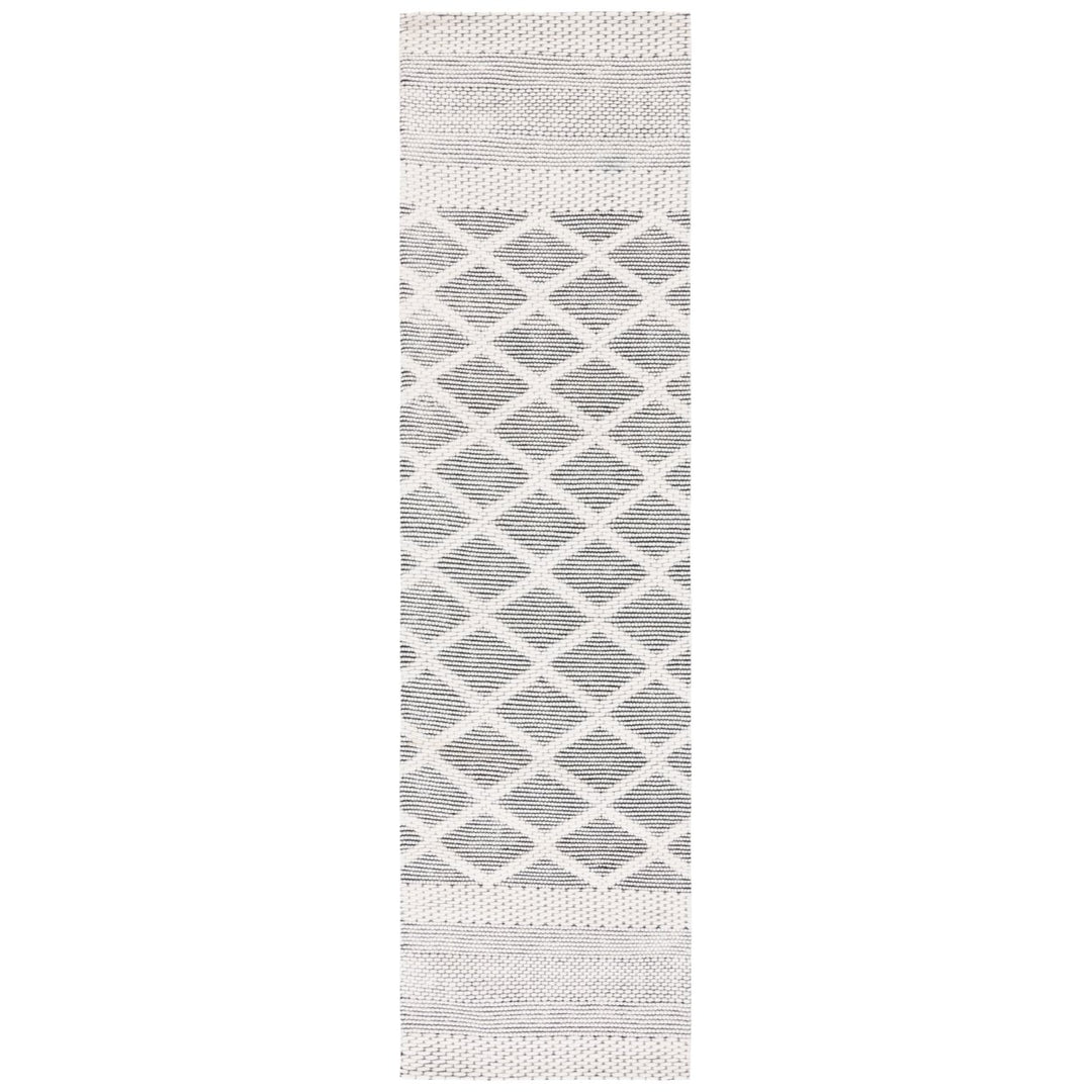 SAFAVIEH Vermont VRM154Z Handwoven Ivory / Black Rug Image 1