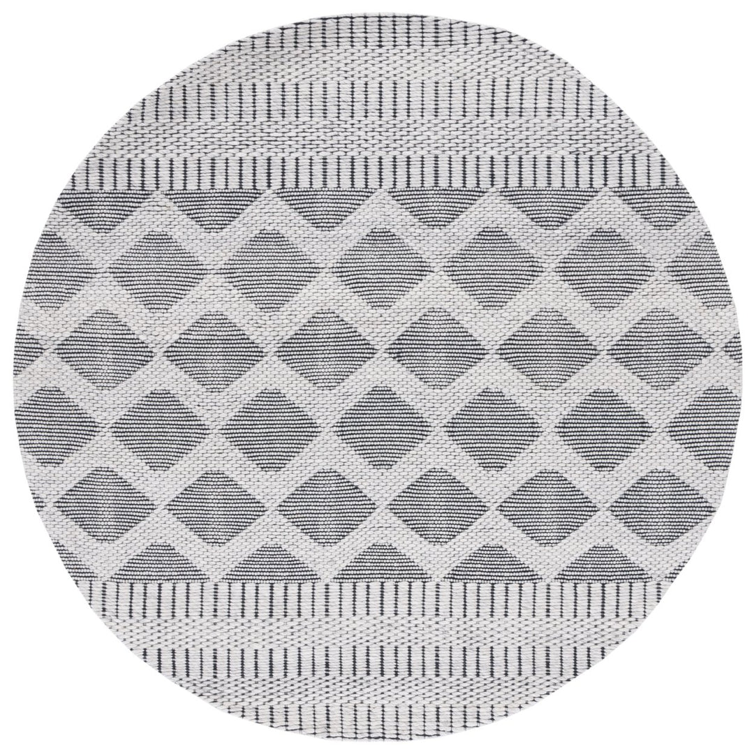 SAFAVIEH Vermont VRM152F Handwoven Grey / Ivory Rug Image 1