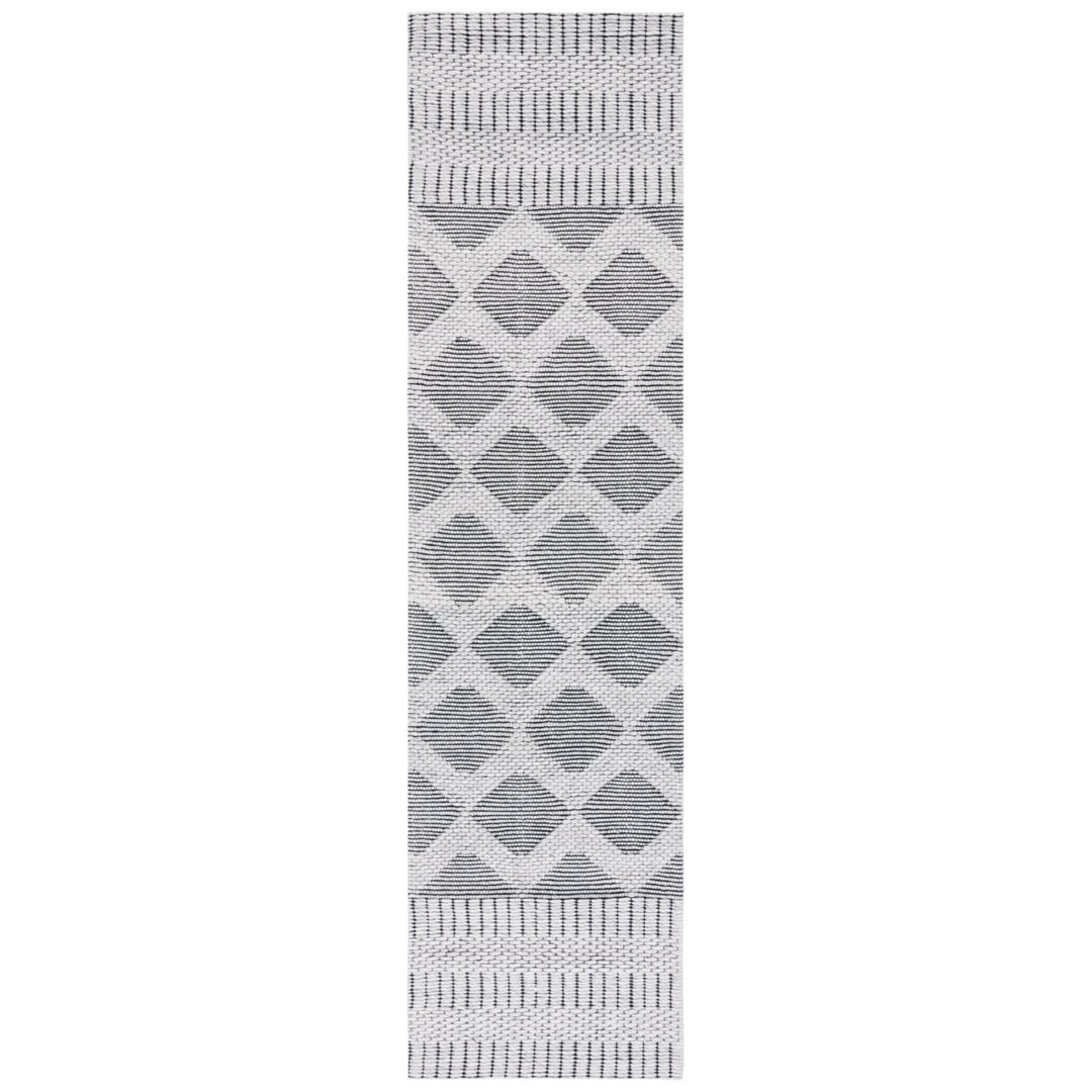 SAFAVIEH Vermont VRM152F Handwoven Grey / Ivory Rug Image 1