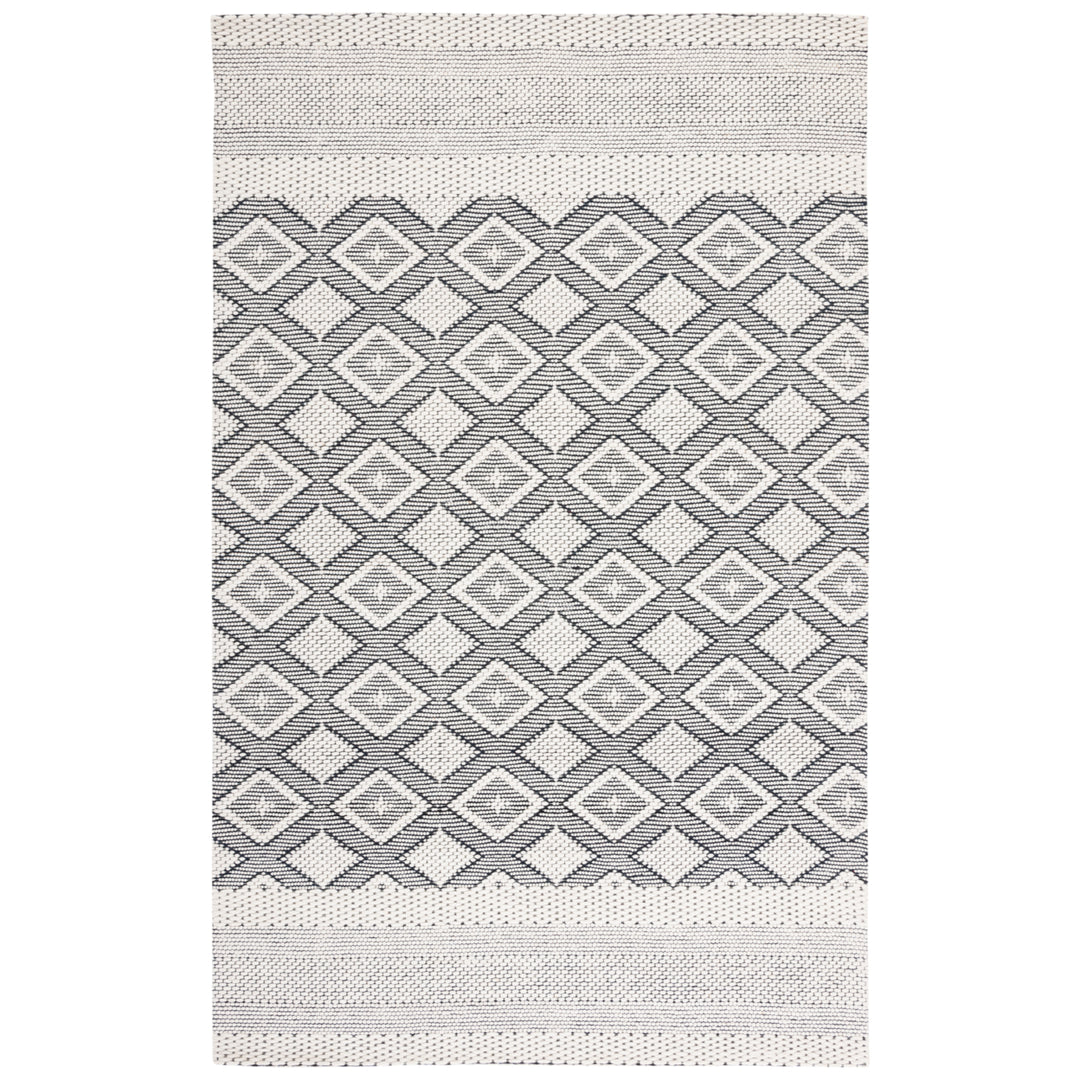 SAFAVIEH Vermont VRM153Z Handwoven Ivory / Black Rug Image 1