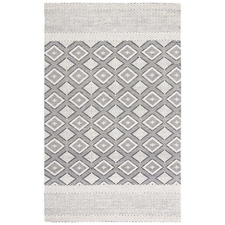 SAFAVIEH Vermont VRM153Z Handwoven Ivory / Black Rug Image 1