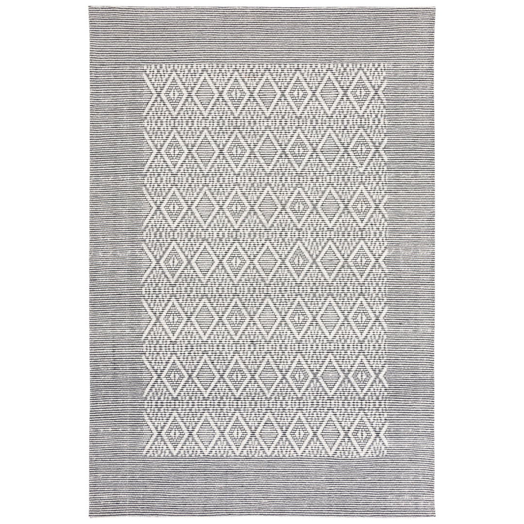 SAFAVIEH Vermont VRM155Z Handwoven Ivory / Black Rug Image 1