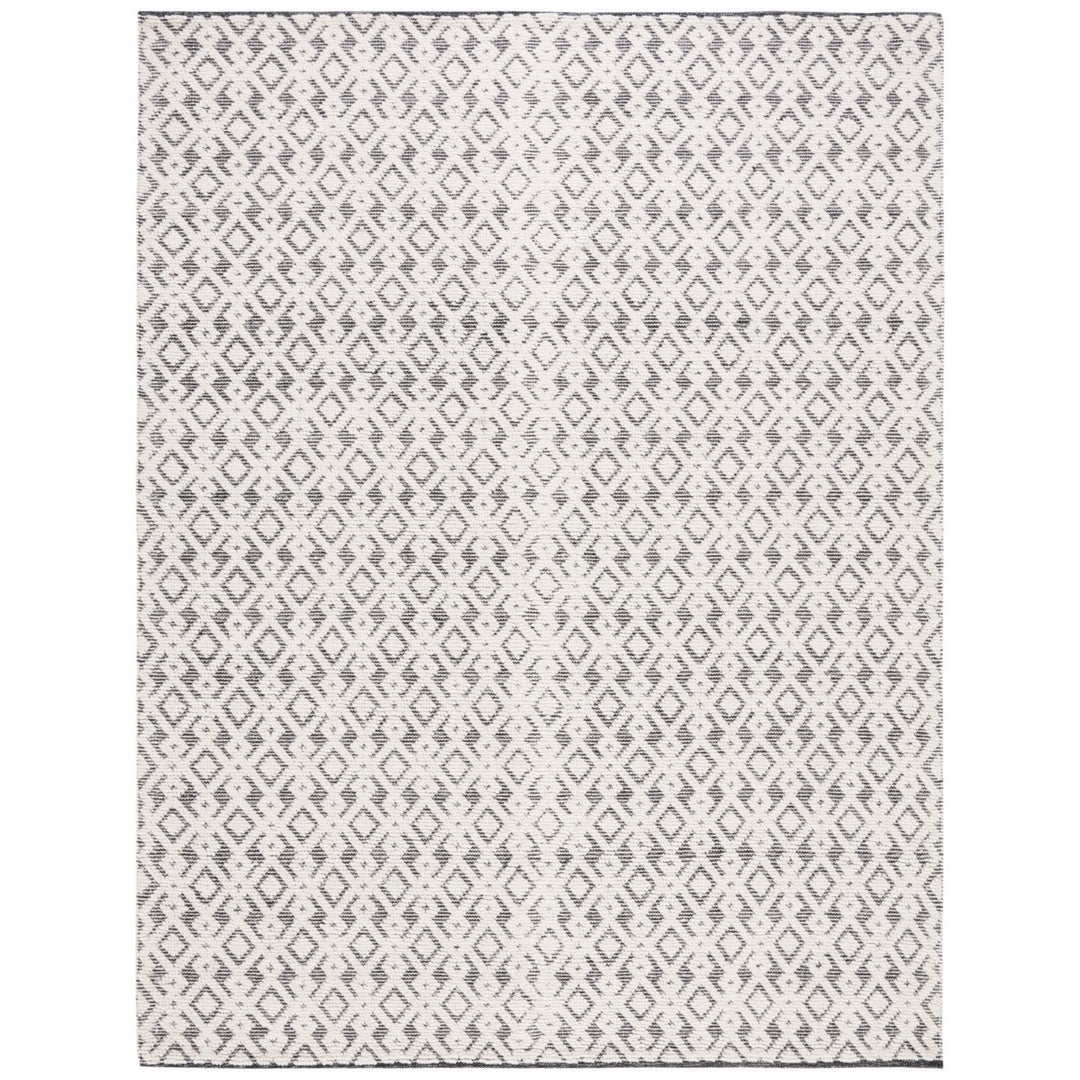 SAFAVIEH Vermont VRM102Z Handwoven Ivory / Black Rug Image 1