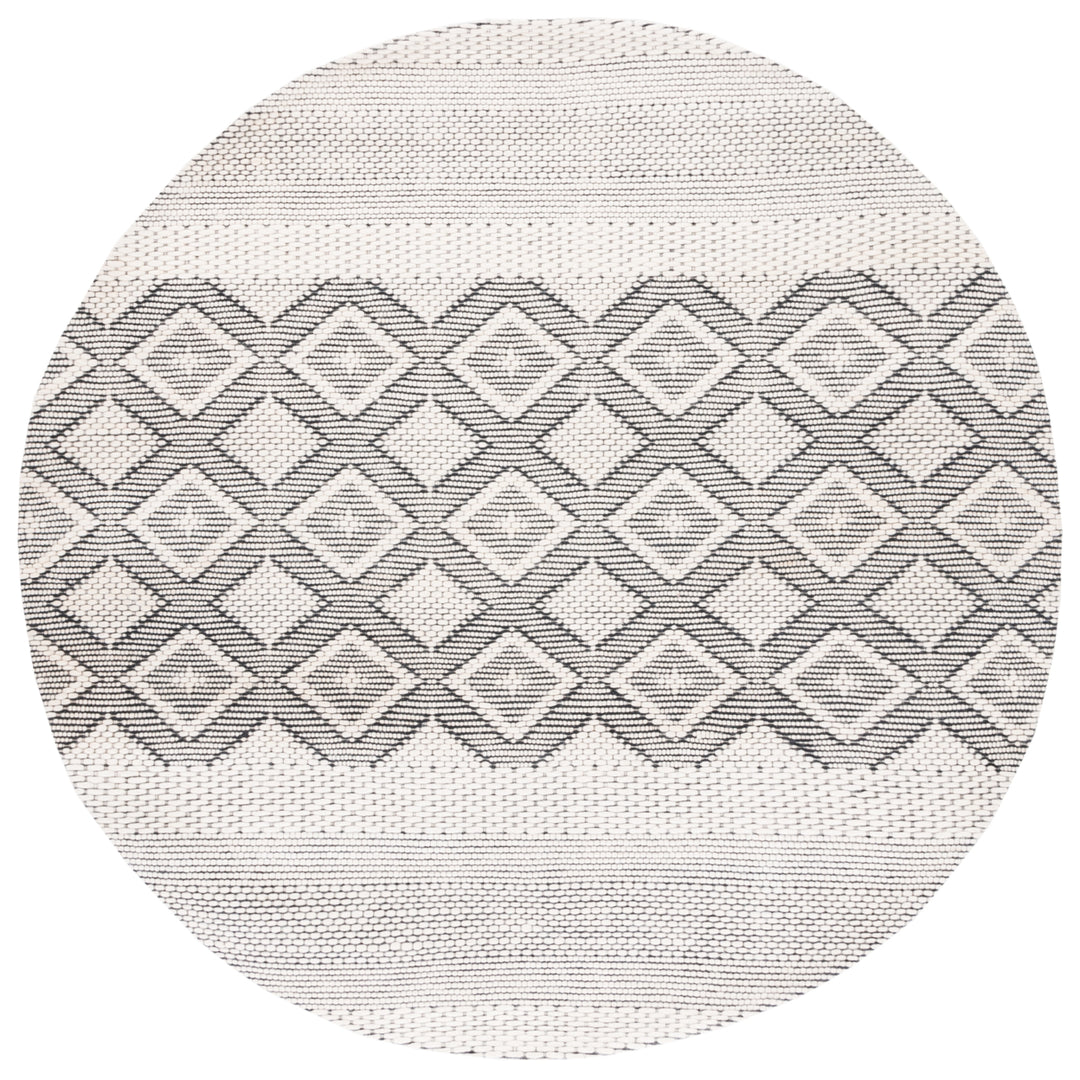 SAFAVIEH Vermont VRM153Z Handwoven Ivory / Black Rug Image 4