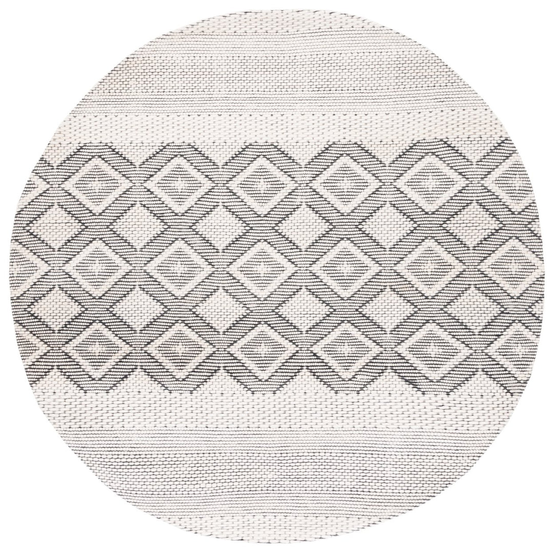 SAFAVIEH Vermont VRM153Z Handwoven Ivory / Black Rug Image 1