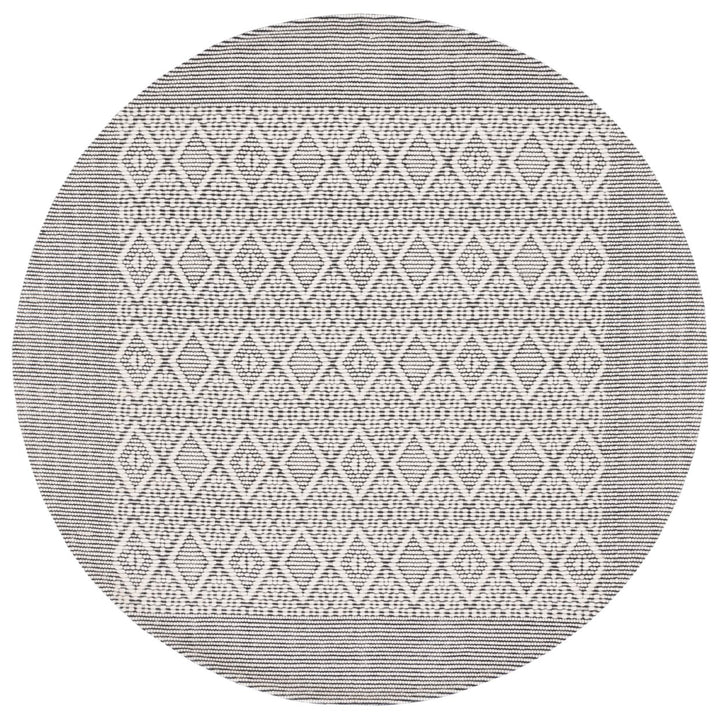 SAFAVIEH Vermont VRM155Z Handwoven Ivory / Black Rug Image 1