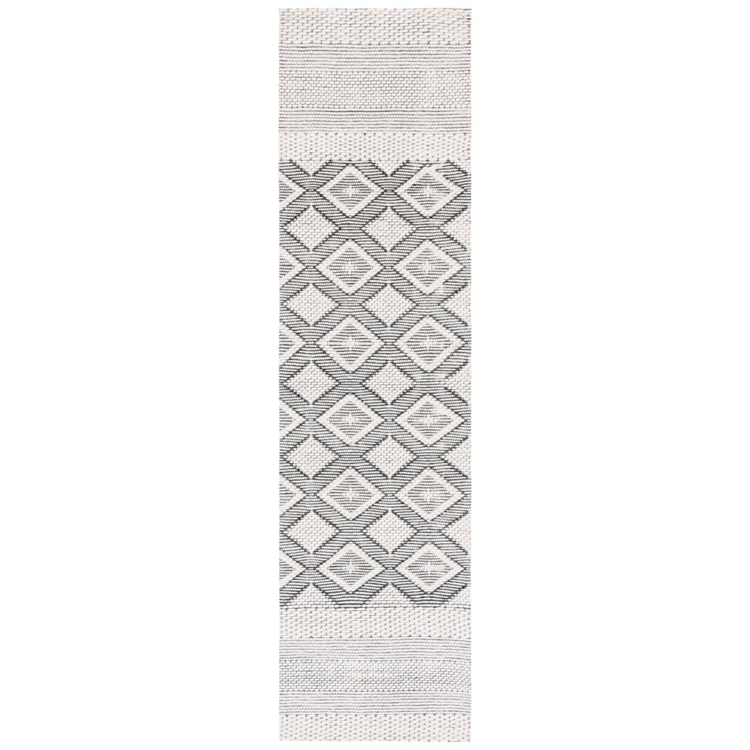 SAFAVIEH Vermont VRM153Z Handwoven Ivory / Black Rug Image 1