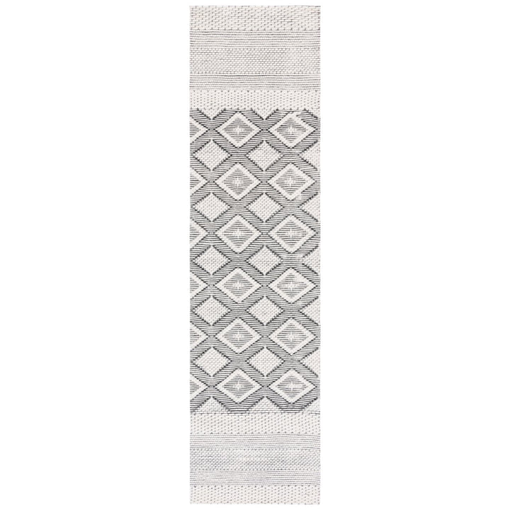 SAFAVIEH Vermont VRM153Z Handwoven Ivory / Black Rug Image 1