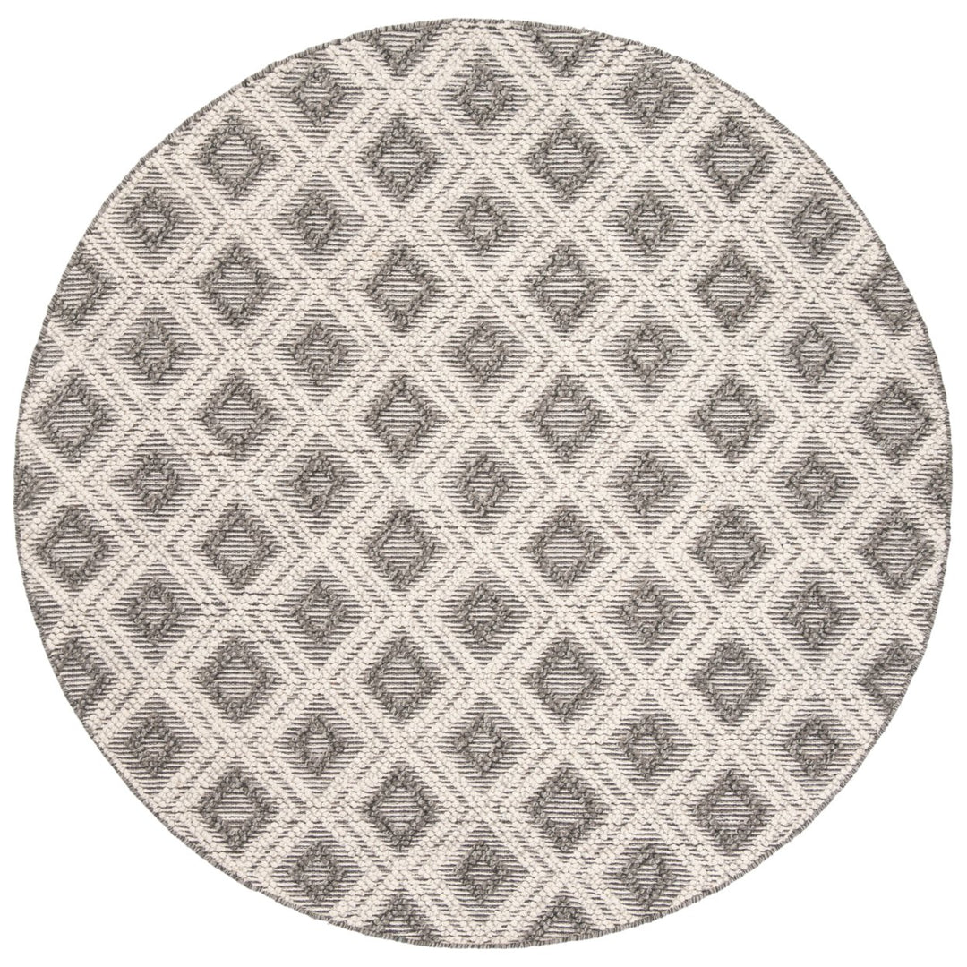 SAFAVIEH Vermont VRM212C Handwoven Grey / Ivory Rug Image 1