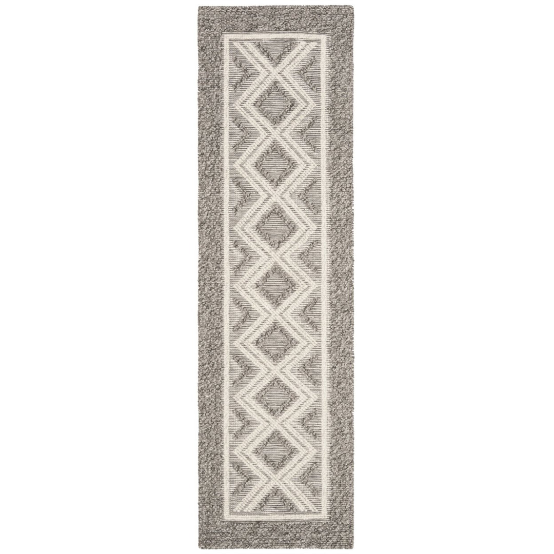 SAFAVIEH Vermont VRM212C Handwoven Grey / Ivory Rug Image 1