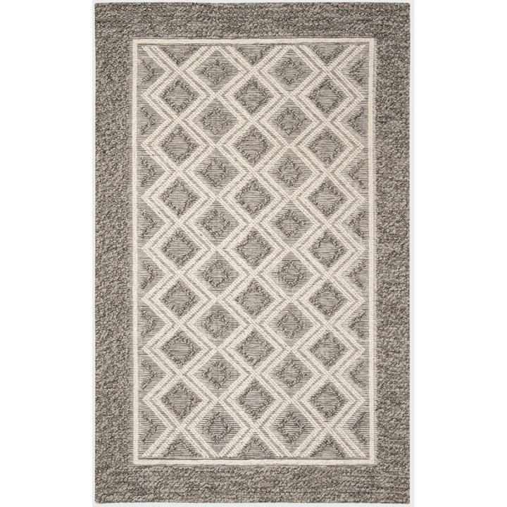 SAFAVIEH Vermont VRM212C Handwoven Grey / Ivory Rug Image 9