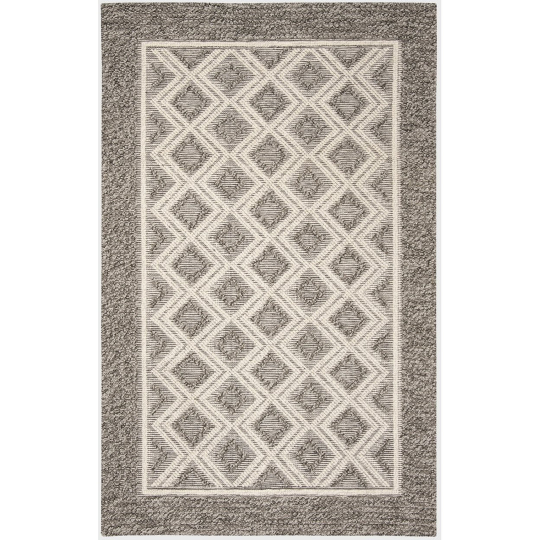 SAFAVIEH Vermont VRM212C Handwoven Grey / Ivory Rug Image 1