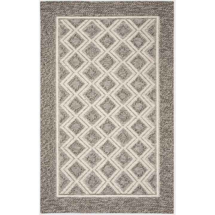 SAFAVIEH Vermont VRM212C Handwoven Grey / Ivory Rug Image 1