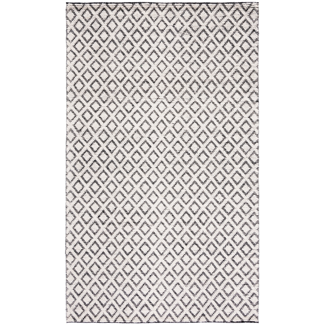 SAFAVIEH Vermont VRM304Z Handwoven Ivory / Black Rug Image 4