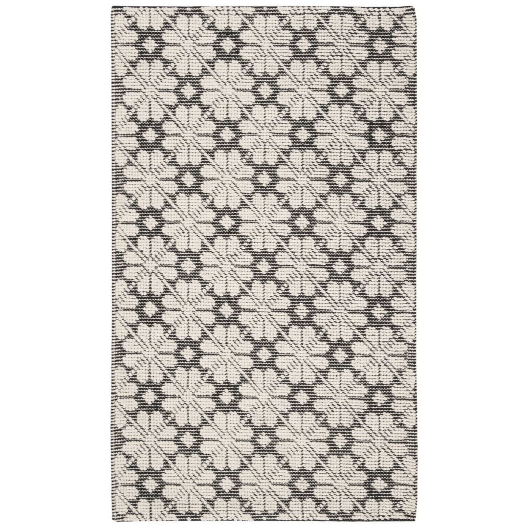 SAFAVIEH Vermont VRM303Z Handwoven Ivory / Black Rug Image 1