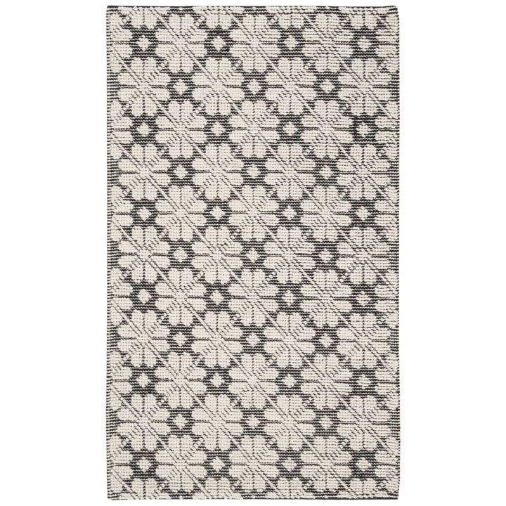 SAFAVIEH Vermont VRM303Z Handwoven Ivory / Black Rug Image 1