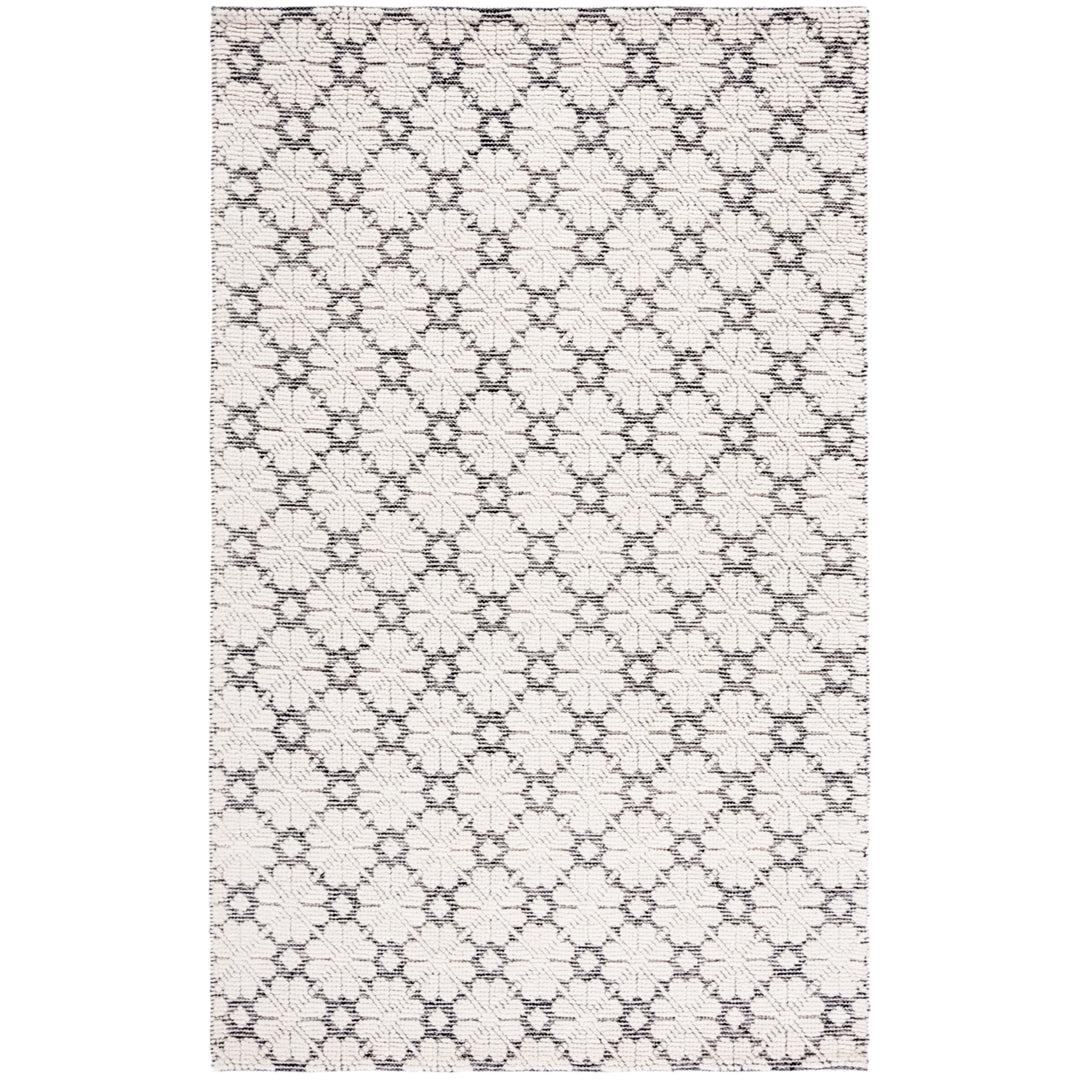 SAFAVIEH Vermont VRM303Z Handwoven Ivory / Black Rug Image 1