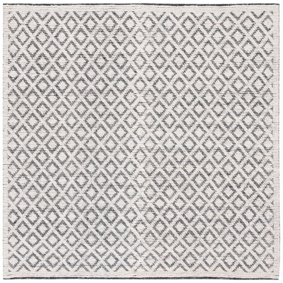 SAFAVIEH Vermont VRM304Z Handwoven Ivory / Black Rug Image 1