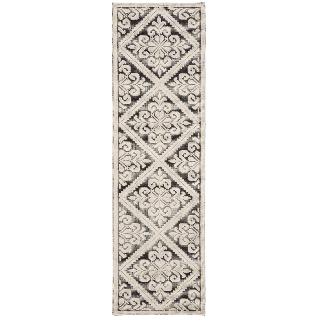 SAFAVIEH Vermont VRM306Z Handwoven Ivory / Black Rug Image 7