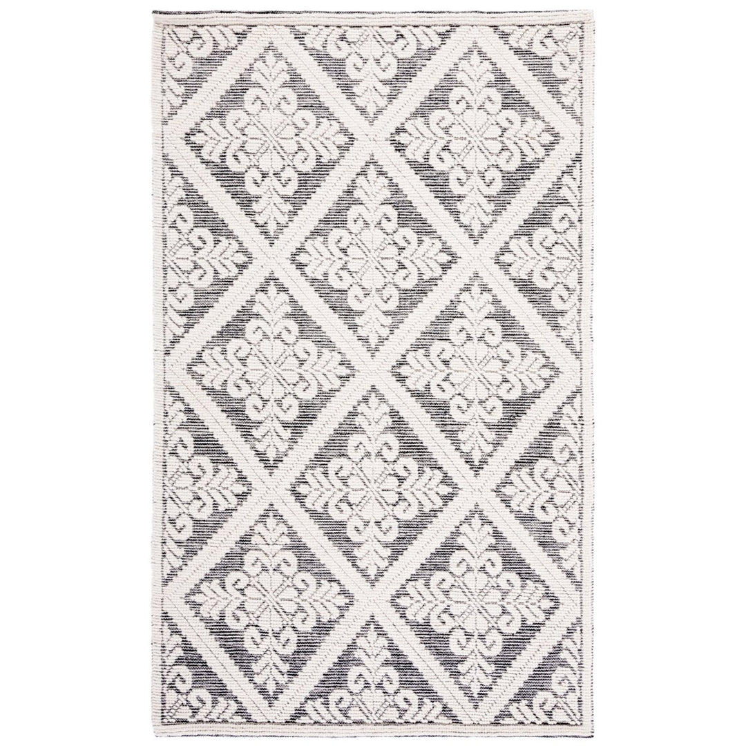 SAFAVIEH Vermont VRM306Z Handwoven Ivory / Black Rug Image 9