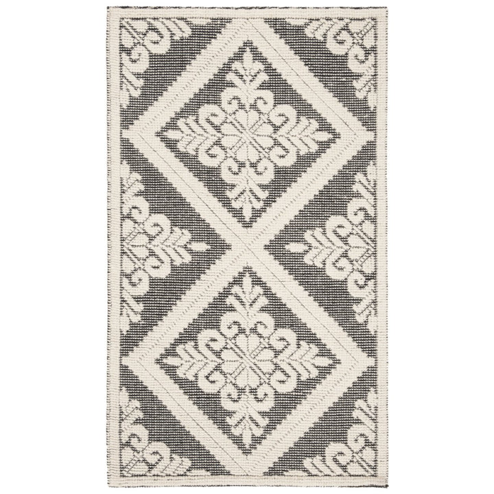 SAFAVIEH Vermont VRM306Z Handwoven Ivory / Black Rug Image 10