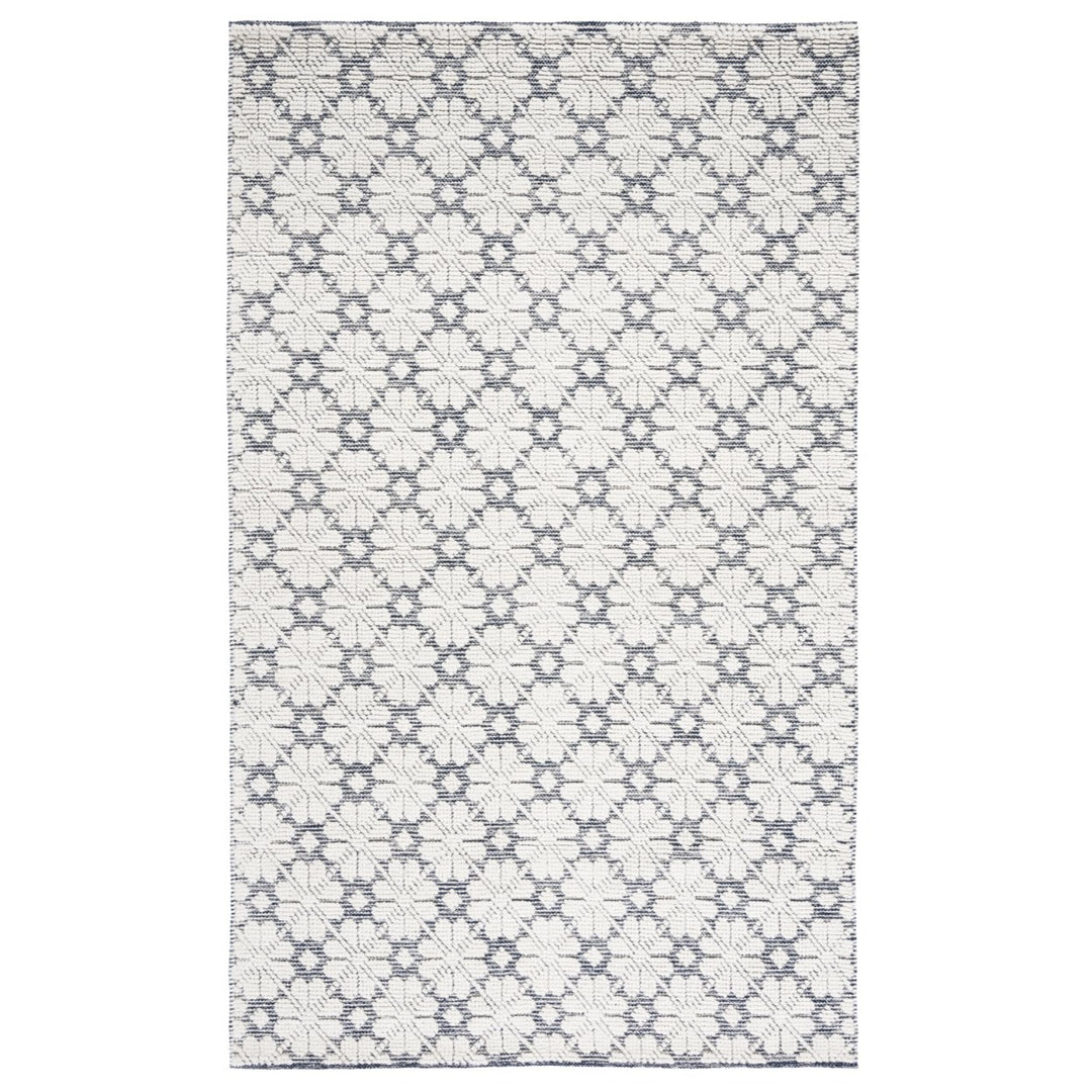 SAFAVIEH Vermont VRM303M Handwoven Ivory / Blue Rug Image 1