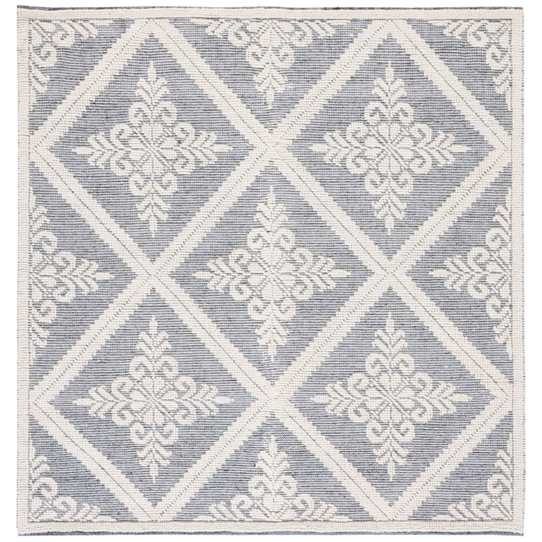 SAFAVIEH Vermont VRM306M Handwoven Ivory / Blue Rug Image 4