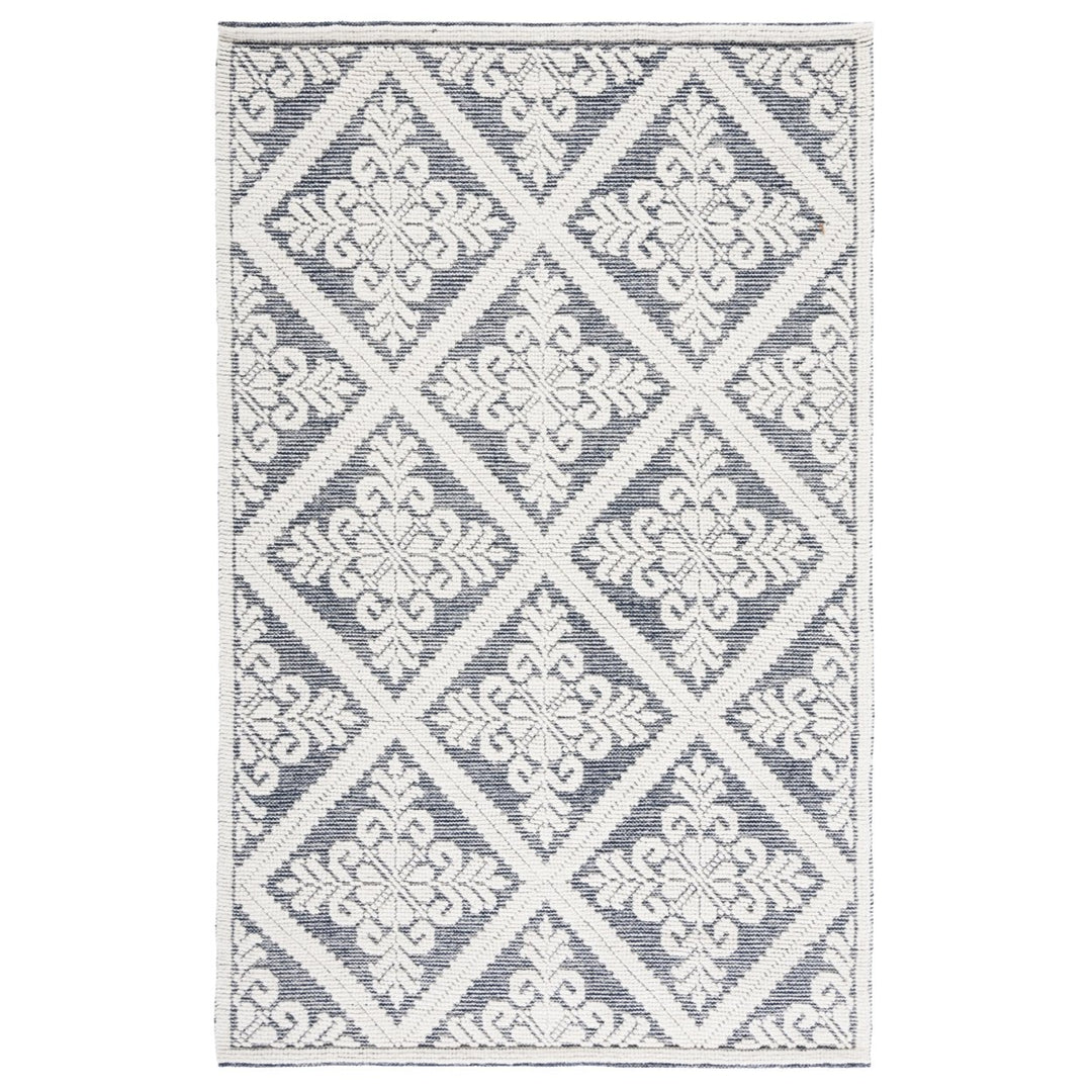 SAFAVIEH Vermont VRM306N Handwoven Ivory / Navy Rug Image 2