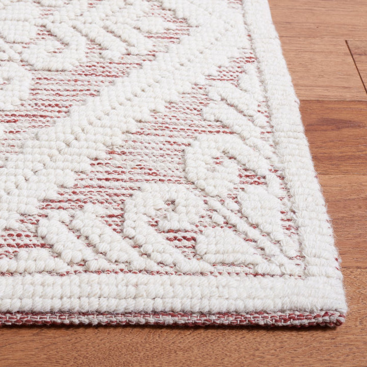 SAFAVIEH Vermont VRM306Q Handwoven Ivory / Red Rug Image 5