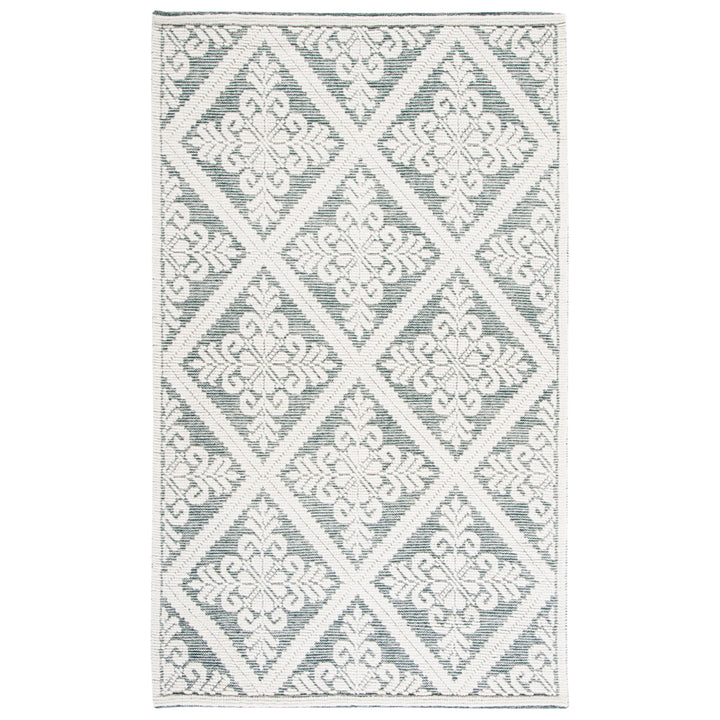 SAFAVIEH Vermont VRM306Y Handwoven Ivory / Green Rug Image 8