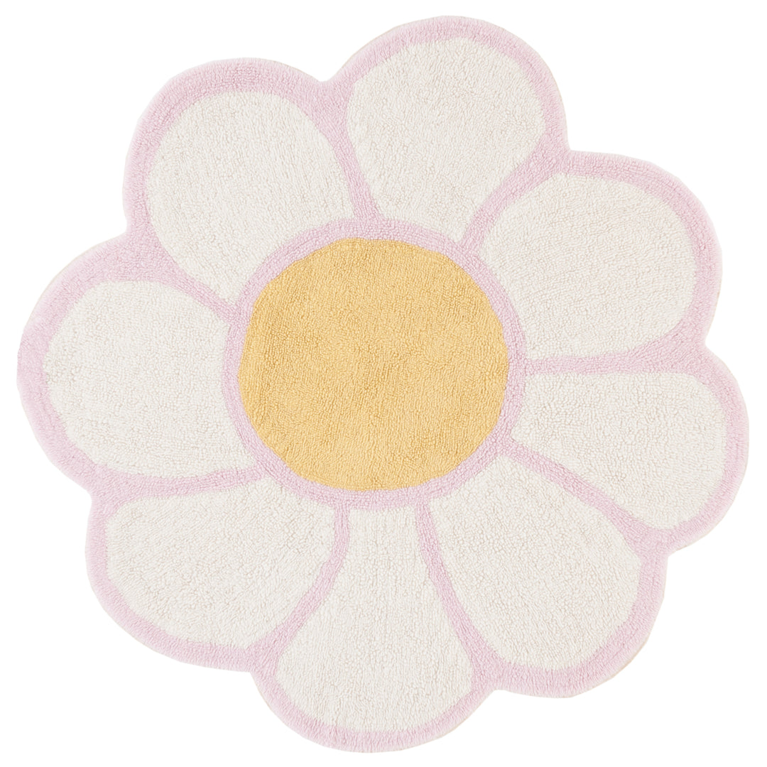 SAFAVIEH Vermont Collection VRM476A Ivory/Light Pink Rug Image 1