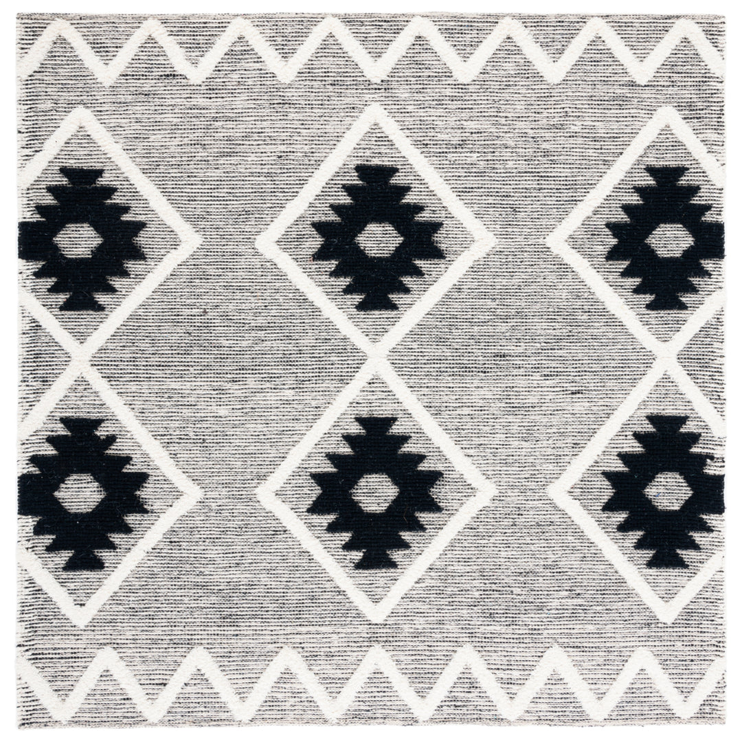 SAFAVIEH Vermont Collection VRM602H Black / Ivory Rug Image 6