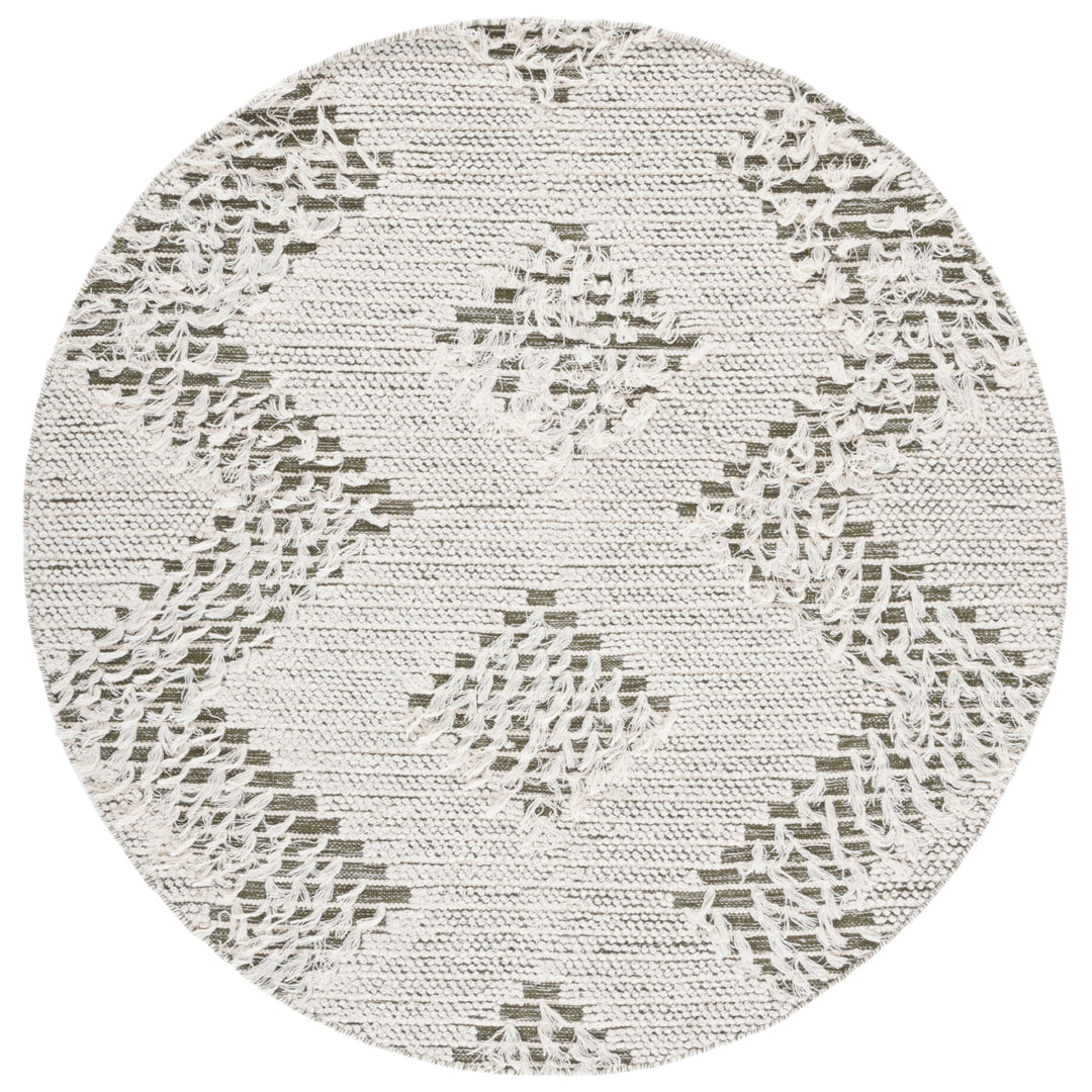 SAFAVIEH Vermont VRM501A Handwoven Ivory / Green Rug Image 3