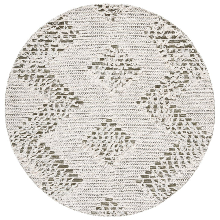 SAFAVIEH Vermont VRM501A Handwoven Ivory / Green Rug Image 1