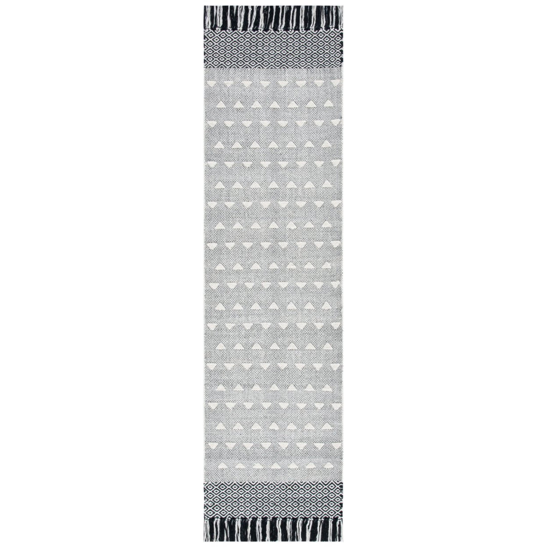 SAFAVIEH Vermont VRM503A Handwoven Ivory / Black Rug Image 1