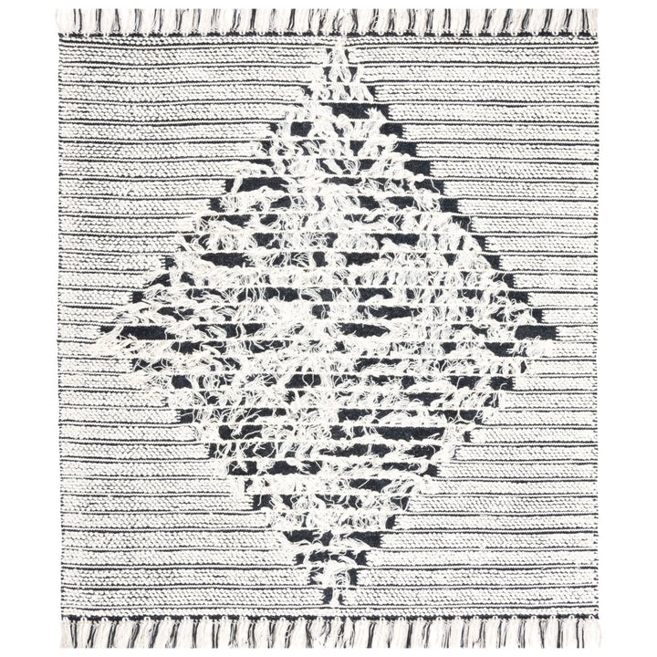 SAFAVIEH Vermont VRM502A Handwoven Ivory / Black Rug Image 1