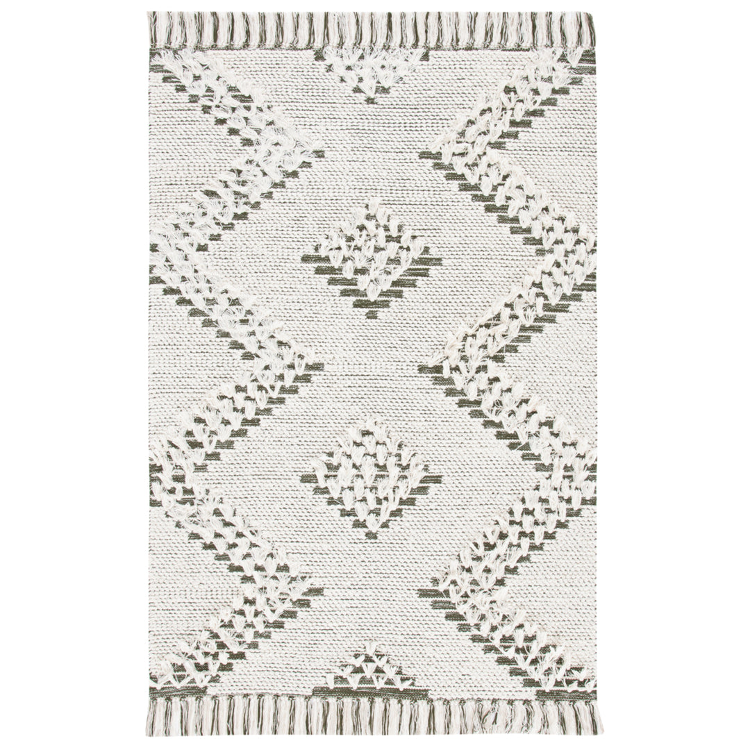 SAFAVIEH Vermont VRM501A Handwoven Ivory / Green Rug Image 9