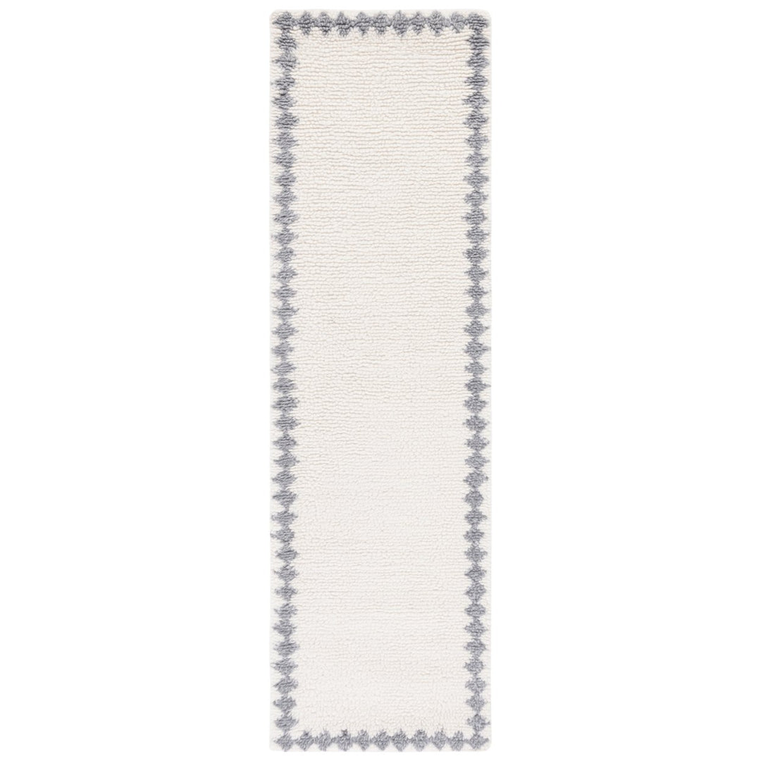 SAFAVIEH Vermont VRM550A Handmade Ivory / Grey Rug Image 1